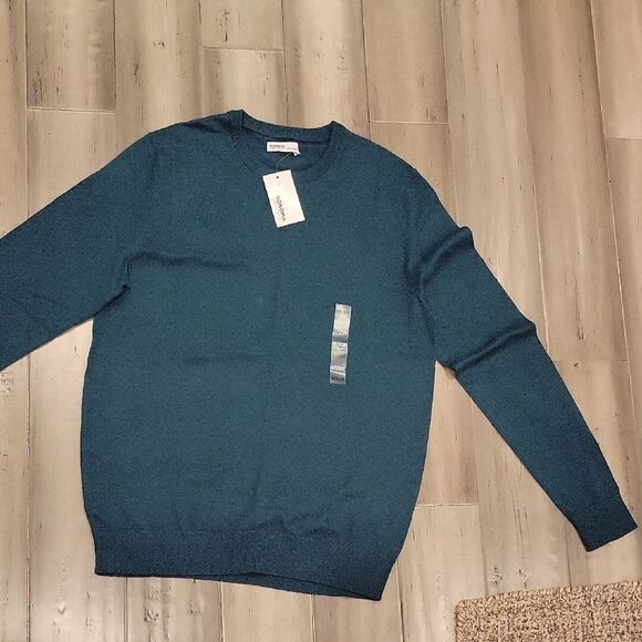 Men's Teal Sweater (M) - Picture 3 of 4